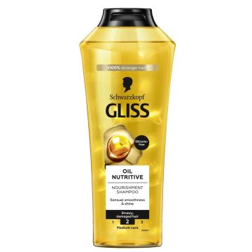 Gliss Oil Nutritive Подхранващ шампоан за коса x400 мл