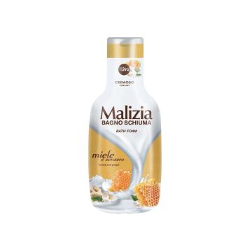 Malizia Душ-пяна за тяло с аромат на мед и джиндифил х1 литър