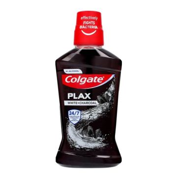 Colgate Plax White & Charcoal Вода за уста х500 мл