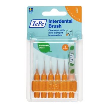 TePe Interdental Original Интердентална четка за зъби, размер 1 (0,45 мм) х 6 броя