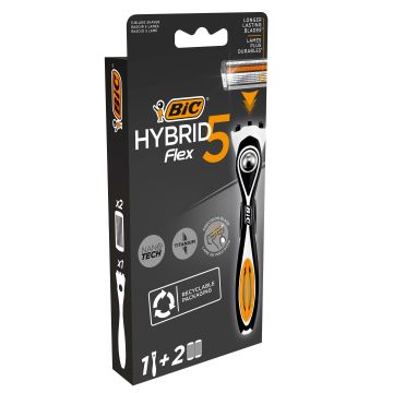 BIC Flex 5 Hybrid  Система с включени 2 резервни глави