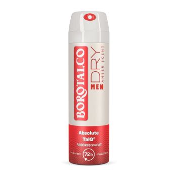 Borotalco Men Dry Amber Део спрей против изпотяване х150 мл