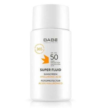 Babe Sunscreen Super Fluid Слънцезащитен флуид за лице SPF50 x50 мл