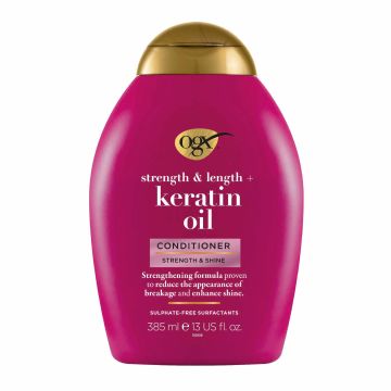 OGX Keratin Oil Балсам за коса с кератин и арганово масло x385 мл