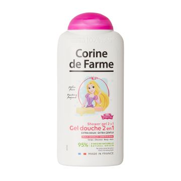 Corine de Farme Disney Princess Нежен душ гел 2 в 1 за коса и тяло за деца x300 мл