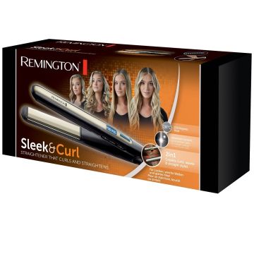 Remington Sleek and Curl Преса за къдрене и изправяне на коса