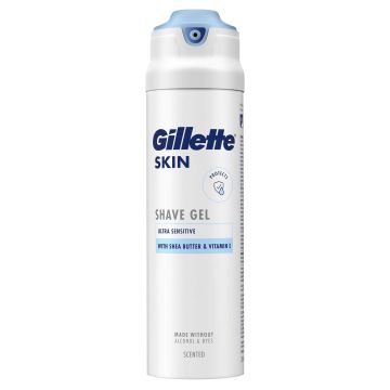 Gillette  Skin Ultra Sensitive Гел за бръснене за чувствителна кожа x200 мл