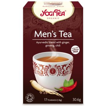 Yogi Tea Men's Tea Био Аюрведичен чай за мъже x17 пакетчета