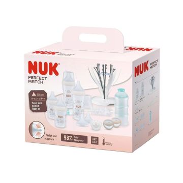 Nuk Perfect Match Temperature Control Комплект за новородено 11 части, Дъга