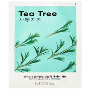 Missha Маска за лице с чаено дърво за чувствителна, склонна към омазняване кожа x19 грама