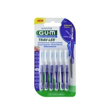 GUM Trav-Ler Интердентални четки за зъби, размер 1,2мм х6 бр