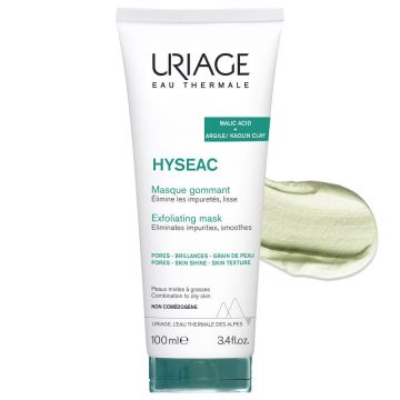 Uriage Hyseac Ексфолираща маска за мазна кожа x100 мл