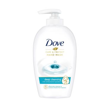 Dove Care & Protect Антибактериален течен крем сапун за ръце x250 мл