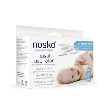 Nosko Original Set Вакумен аспиратор за нос + почистваща четка, Ceumed