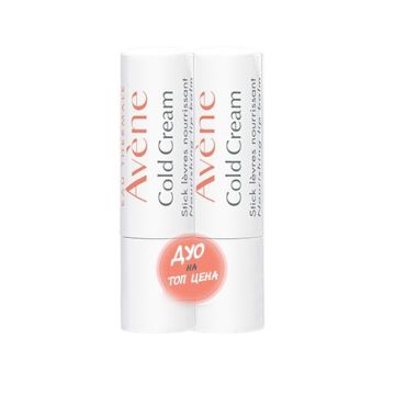 Avene Cold Cream Балсам за устни 2x4 грама
