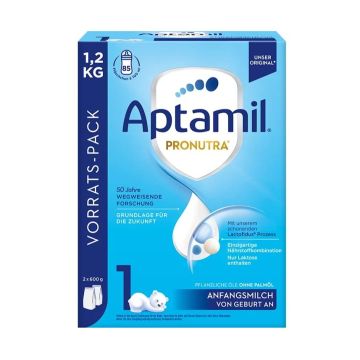Aptamil 1 Pronutra Мляко за кърмачета от раждането до 6 месечна възраст х1200 грама