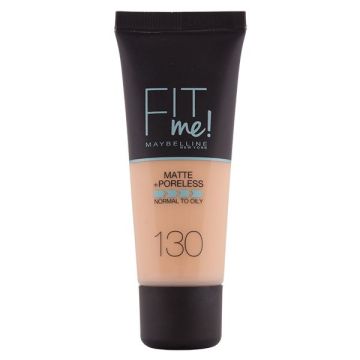 Maybelline Fit Me Матиращ фон дьо тен за нормална до мазна кожа, 130 Buff Beige