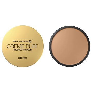 Max Factor Creme Puff Компактна пудра с високо покритие и матиращ ефект, 13 Nouveau Beige