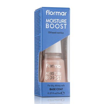 Flormar Moisture Boost Хидратираща база за сухи нокти x11 мл