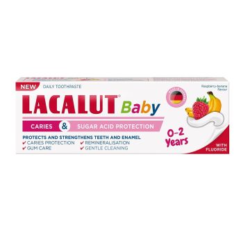 Lacalut Baby Паста за зъби за деца от 0 до 2 години x55 грама