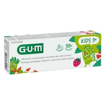 GUM Kids Детска паста за зъби с аромат на ягода за деца над 3 години x50 мл