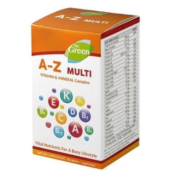 A-Z Мултивитамини и минерали х30 таблетки Dr. Green