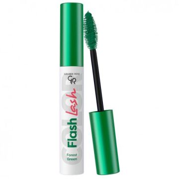 Golden Rose Flash Lash Цветна спирала за мигли х9 мл цвят, 02 Forest Green