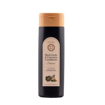 Doori Black Garlic & Curcumin Анти-ейдж подхранващ балсам за коса х200 мл