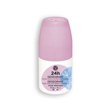 Yves Rocher Bain Nature 24H Део рол-он Памук x50 мл