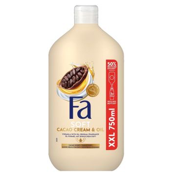 Fa Cream and Oil Душ крем за тяло с аромат на какао и кокос х750 мл
