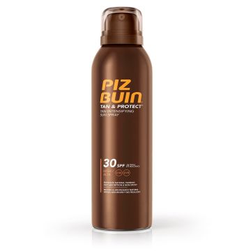 Piz Buin Tan & Protect Слънцезащитен спрей за тяло за бързо придобиване на тен SPF30 x150 мл