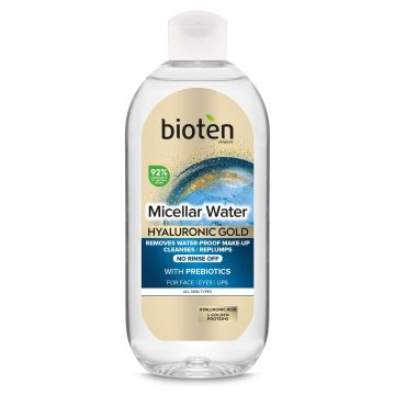 Bioten Hyaluronic Gold Мицеларна вода за лице x400 мл