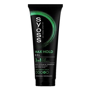 Syoss Max Hold Гел за коса x250 мл
