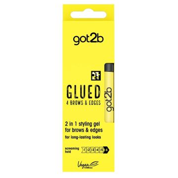 Got2b Glued 2in1 Гел за фиксация на вежди и непокорни коси х16 мл