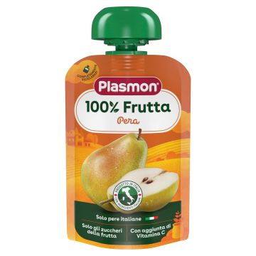 Plasmon Закуска круши за деца от 6-ия месец x100 грама -2192