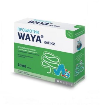 Waya Biotic Пробиотични капки с Lactobacillus rhamnosus за новородени, кърмачета и деца х10мл Medis