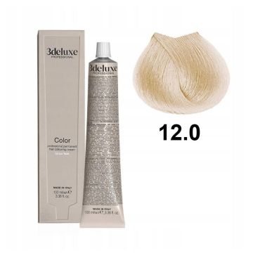 3Deluxe Colour Трайна боя за коса с арганово масло и екстракт от невен, цвят 12.0
