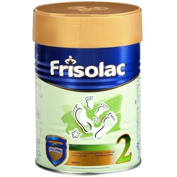 Frisolac 2 Мляко за кърмачета от 6 до 12 месечна възраст x 400 грама