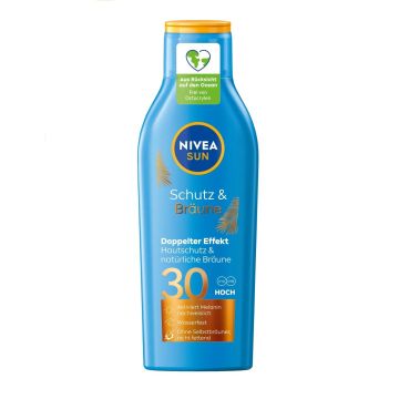 Nivea Sun Protect & Bronze Слънцезащитен лосион за естествен тен SPF30 х200 мл