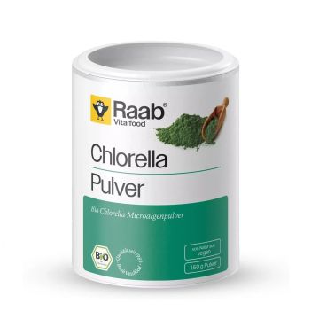 Био хлорела на прах x150 грама Raab Vitalfood