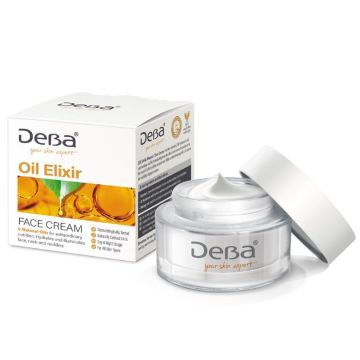 DeBa Oil Elixir Крем за интензивно подхранване на лицето, шията и деколтето x50 мл