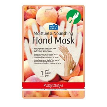 Adwin Purederm Маска за ръце с праскова х1 брой