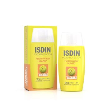 Isdin Fotoprotector Fusion Water Magic By Alcaraz Ултралек слънцезащитен флуид за лице с освежаващ ефект SPF50 х50 мл