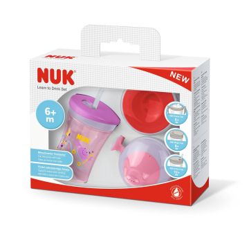 Nuk Комплект Evolution Cups All-in-one Girl, 10255637