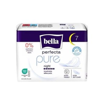 Bella Perfecta Pure Night  Ултра тънки дамски превръзки х7 броя