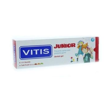 Vitis Junior Детска паста за зъби с вкус на тути фрути x75 мл