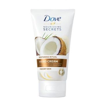 Dove Secrets Coconut Хидратиращ крем за ръце с кокос и бадем х75 мл