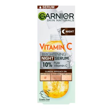 Garnier Skin Naturals Vitamin C Нощен серум за лице за сияйна кожа x30 мл