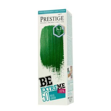 Prestige Be Extreme Полутраен тонер за коса, 50 Диво зелен