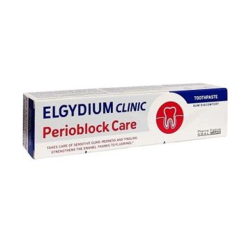 Elgydium Clinic Perioblock Care Паста за чувствителни зъби и венци с глицеритинова киселина х75 мл